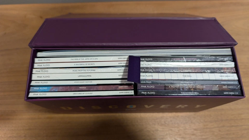 Pink Floyd Discovery CD Box Set 2011 Guthrie Plante Remasters Sealed Complete — 第 2/4 张图片