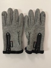 Grey Jogging Gloves for winter