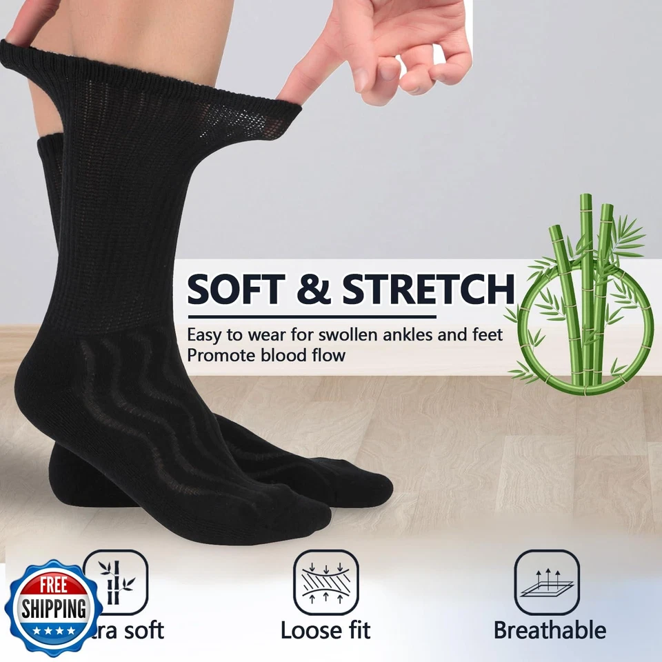 +MD 4 pares de vestidos para diabéticos acolchados que absorben la humedad sin ataduras para mujer Foto 2 de 4