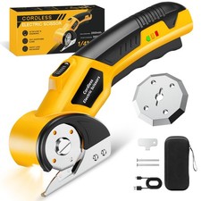 BaycoreX Cordless Electric Scissors,3000mAh Cardboard Cutter Rechargeable,Electr