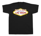 Welcome to Las Vegas nevada sign lights city t-shirt funny apparel casual tee
