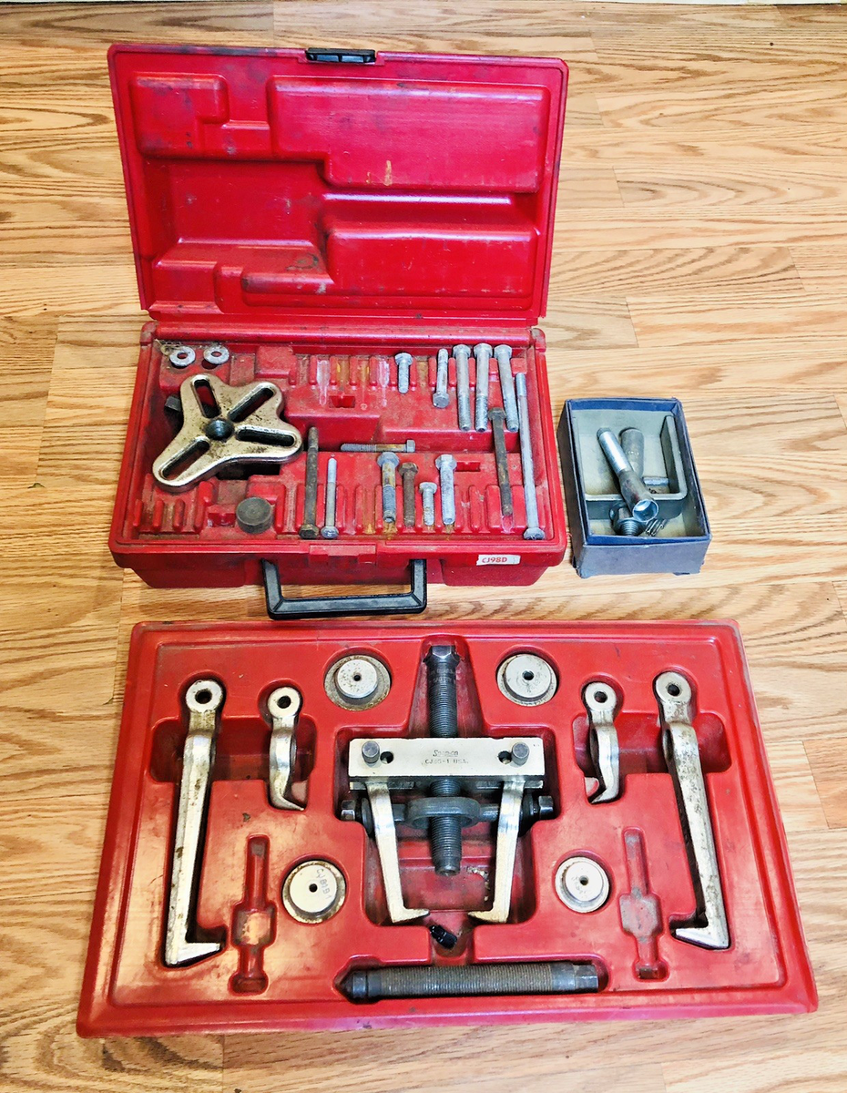 Snap-On Puller Tool Lot Bolt Grip CJ86-1 Bearing Puller Sets