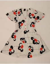 DIOLEN LOFT Womens A-Line Dress IT 42 Medium White Floral Polyester CQ13