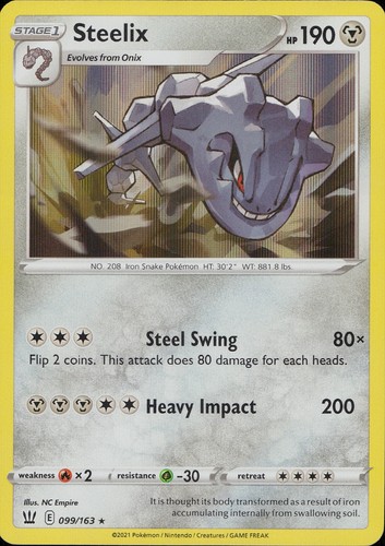 Pokémon TCG Battle Styles Steelix 099/163
