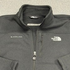 The North Face Mens Black Heather Sweater Fleece Jacket M New With Tags