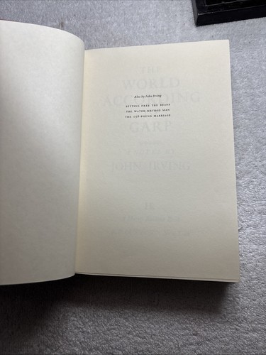John Irving, The World According to Garp, E.P. Dutton 1978 - Picture 10 of 19
