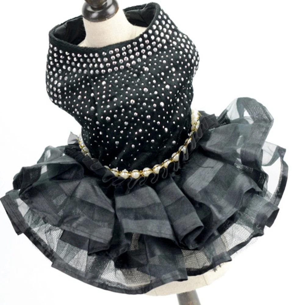 VETEMENTS Elegante gonna per cani in pizzo comoda alla moda cane tutù vestito costume animale domestico
