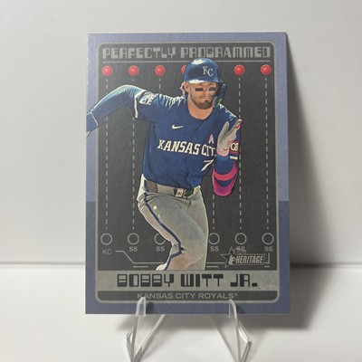 2024 Topps Heritage High Number Bobby Witt Jr. Perfectly Programmed #PP-10