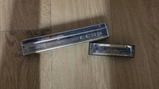 Vintage Hohner Echo Tremolo Harmonica Key G GLH Great Little Harp Pair Lot