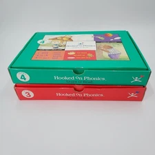 Hooked On Phonics Learn To Read Level 3 & 4  Grade Books Cassettes Flash Cards