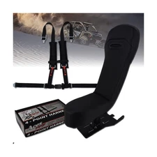 Bump Seat - Rear for Polaris Pro XP/Turbo R/Pro R 4 Seat Models, Black