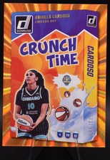 KAMILLA CARDOSO #10 2025 Panini Donruss WNBA Crunch Time Orange Laser 323/399