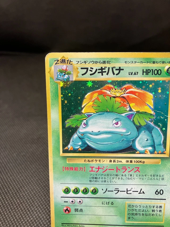 Pokémon Card Lot Japanese Venusaur & Dark Blastoise Holo Vintage Old Back MP - Image 3 of 4