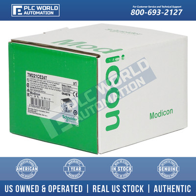 TM221CE24T Schneider Modicon M221 Controller, New, FREE UPS 2Day Dlvry & 2Yr Wty