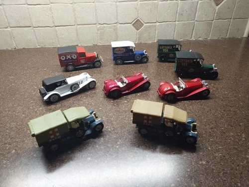 Job Lot 11 Lesney Matchbox models of yesteryear Diecast Cars-added 2 see pics
