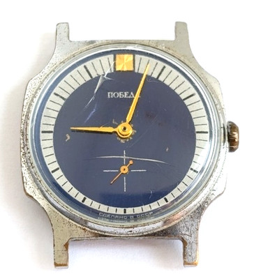 VINTAGE SOVIET RUSSIA USSR WRIST MENS WATCH POBEDA ZIM MECHANICS WORKING RARE