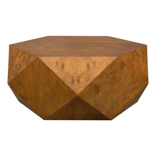 Uttermost 50113 Hughes 40"W Wood Veneer Top Wood and Wood Veneer - Burl - Picture 2 of 5