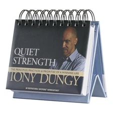 DaySpring Tony Dungy's Quiet Strength, DayBrightener Perpetual Flip Calendar...