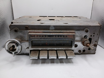 #ad #ad Orig 1964 PONTIAC InDash DELCO Model # 984077 SUPER DELUXE Push Button AM RADIO $37.99