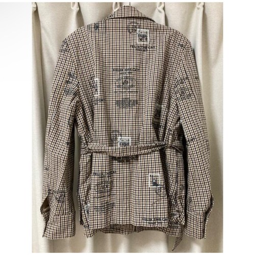 Felix Colaboración Exterior Cuadros Chaqueta Con Cinturón - Imagen 2 de 5