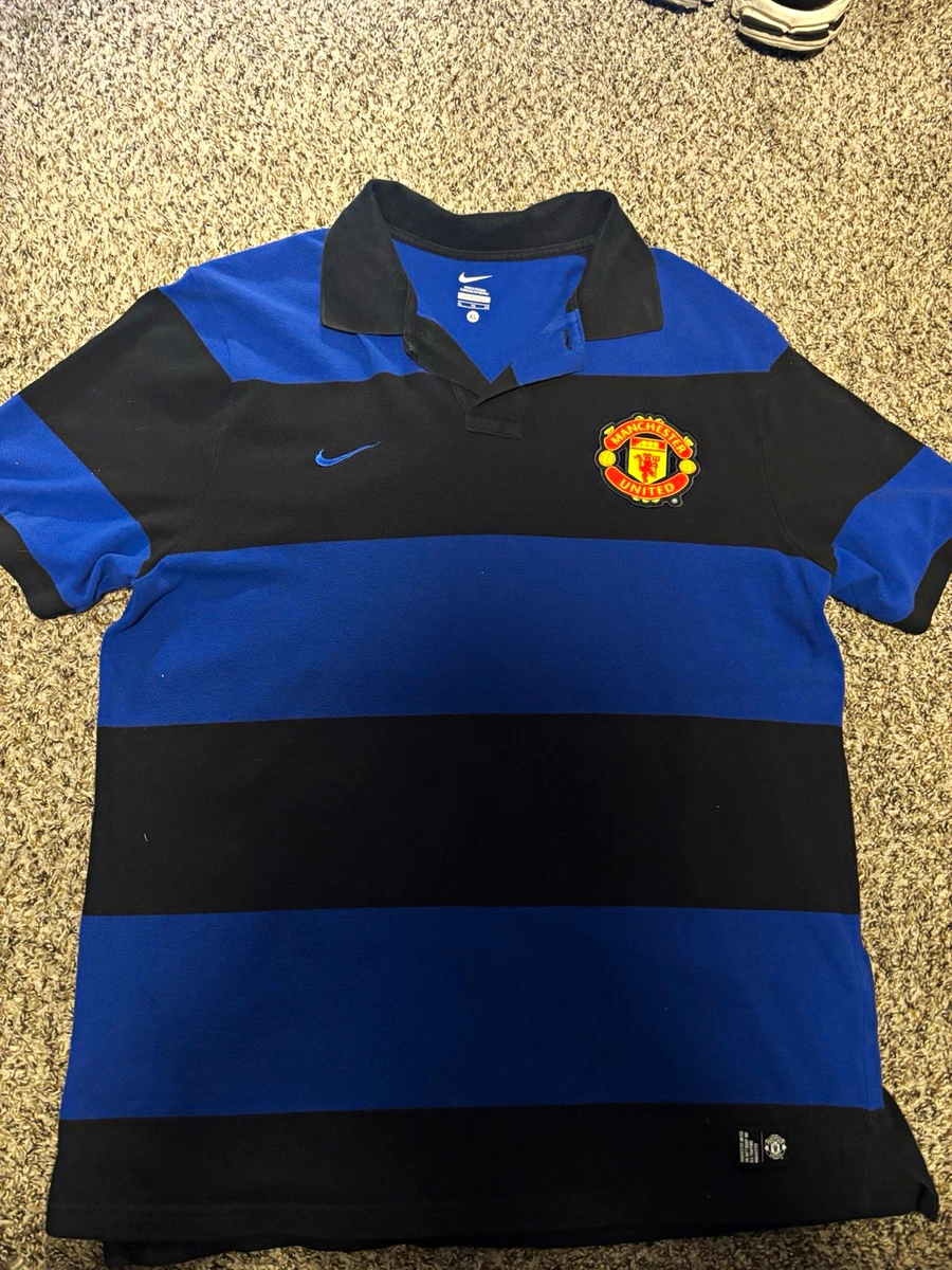 Nike Blue Manchester United International Club Soccer Fan Apparel