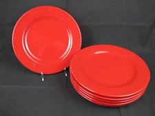 (6) Waechtersbach Fun Factory Freestyle Red-Cherry (Germany) Dinner Plates 11"