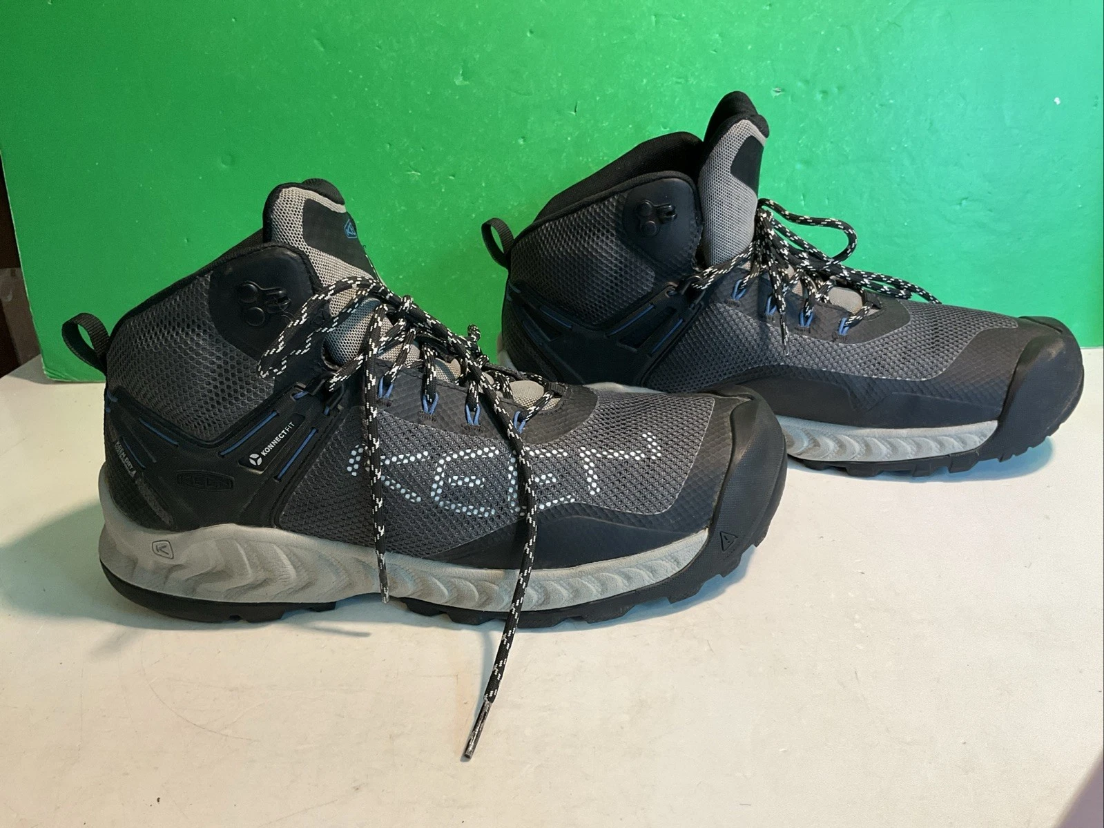 KEEN Ankle Boots Mens Size 10 Mesh Waterproof Hiking Trail Konnectfit