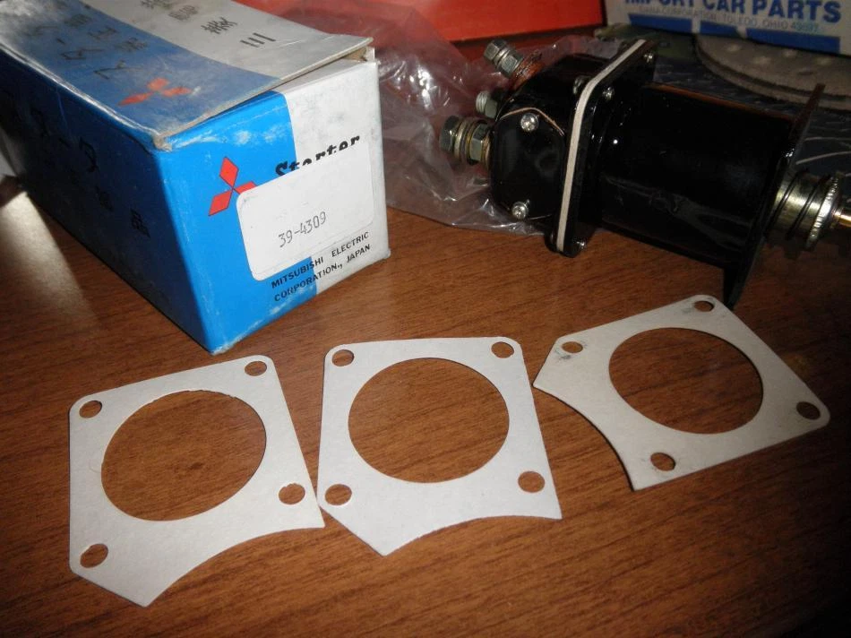 Datsun#23343-09611 310/312/410 1200/1300cc E1,J Starter Solenoid 1961-65 39-4309 - Image 3 of 4