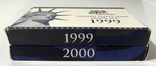 1999 & 2000 US Mint 50 State Quarters 2 Box Proof Sets - 第 14/14 張圖片