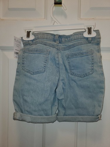 Nuevos con etiquetas pantalones cortos de mezclilla enrollados Carter's Girl - puño midi, talla 5T, venta al por menor $24.00 - Imagen 2 de 2
