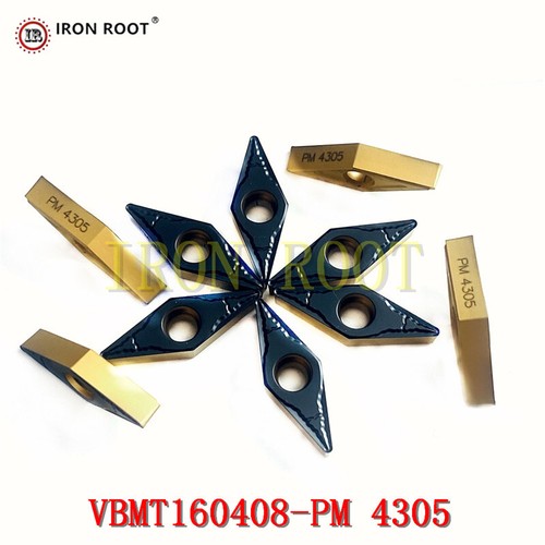 50P VBMT332 VBMT160408-PM 4305 CNC Lathe Tool Carbide Turning Insert For steels - Picture 3 of 5