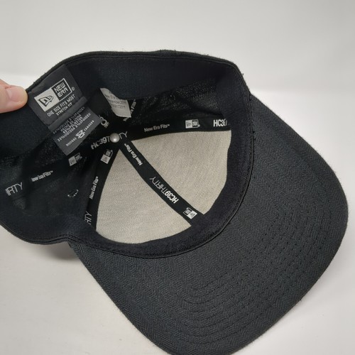 Sombrero ajustado Quiksilver negro talla única ajuste elástico bordado New Era - Imagen 6 de 8