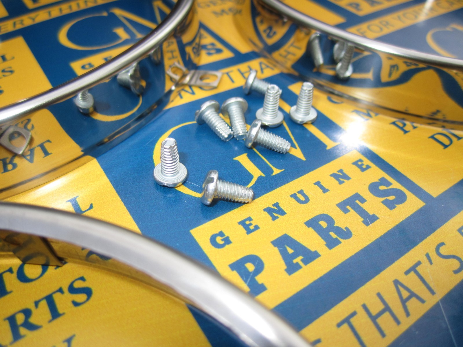 1958-1967 GM Headlight Bulb Retaining Rings. Stainless Steel. Set of 4 ...