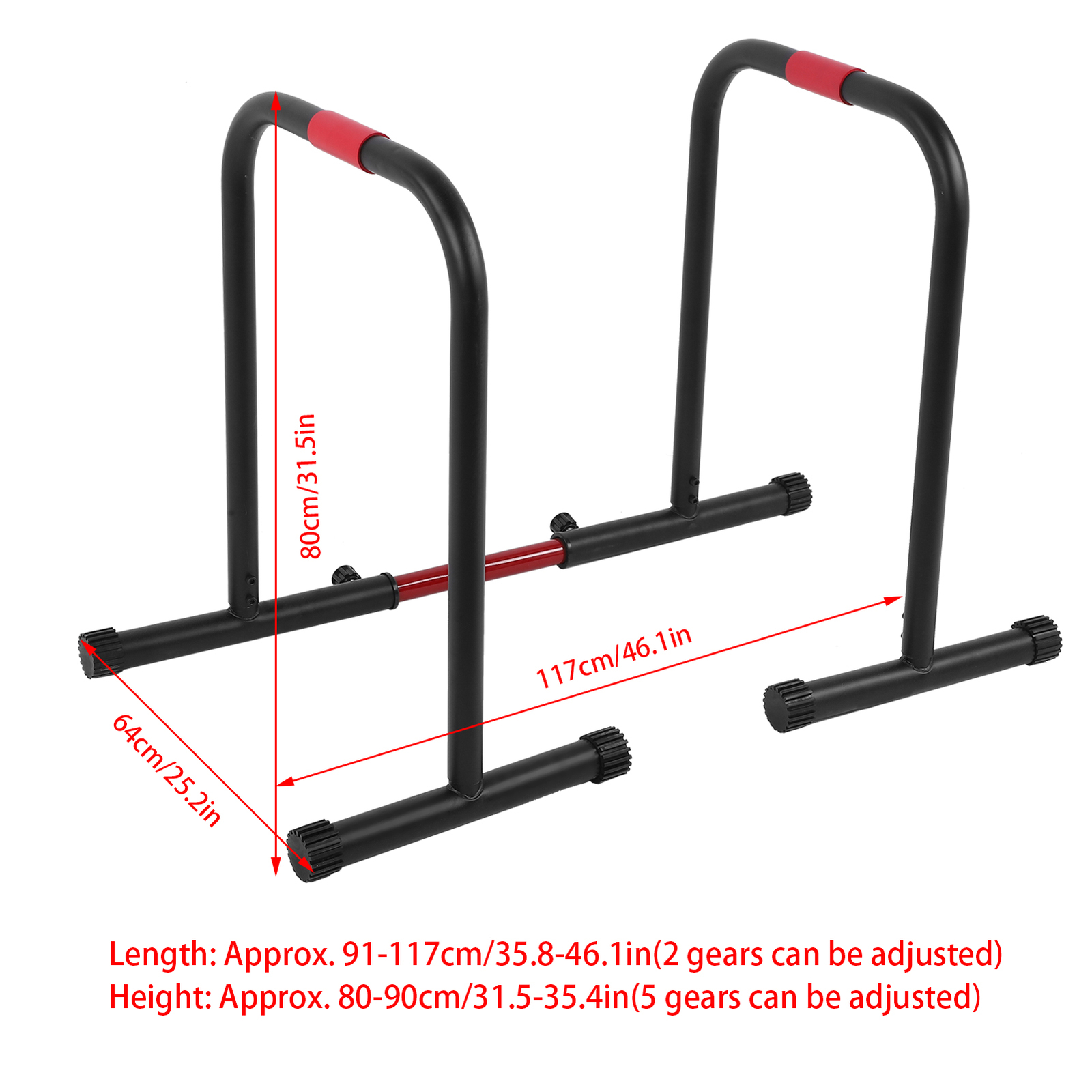 Details zu Fitness Rack Power Station Dip Push Up Liegestützgriffe Dipstation Ständer Sport Versandhandel im Inland