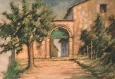 CASTELMONTE Cividale Santuario porta orientale M. TOMADINI Udine Cartolina