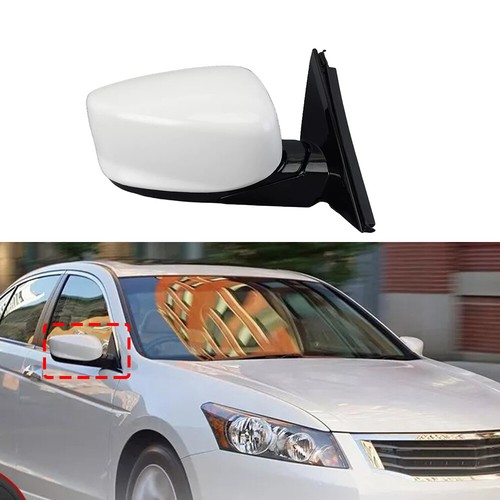 Right Passenger Side View Mirror Glass Heated For Honda Accord Sedan 2008-2012 - Foto 16 di 16