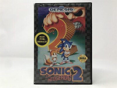 Sonic The Hedgehog 2 - Sega Genesis - Complete In Box CIB - No Cover On Manual