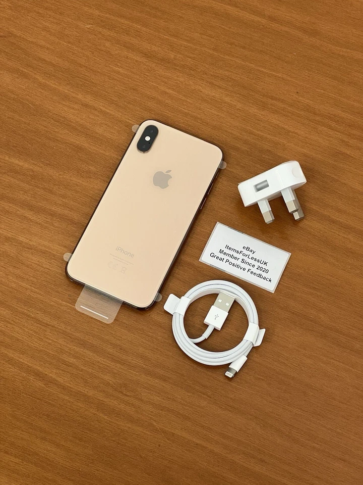 NEW Apple iPhone XS 256GB Gold 4G Unlocked 5.8” 100% Battery Health - iOS 15.6.1 - Image 2 of 4