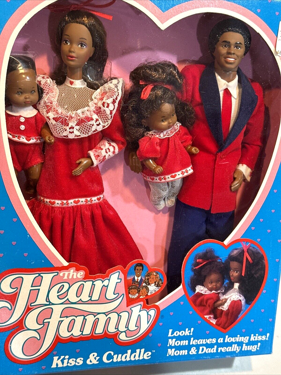 💕Vintage Barbie Heart Family Kiss & Cuddle Steffi Face Mom 3174