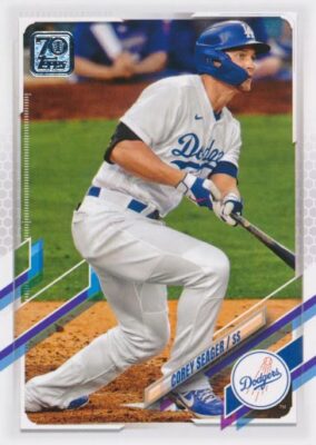2021 Topps #450 COREY SEAGER - Los Angeles Dodgers