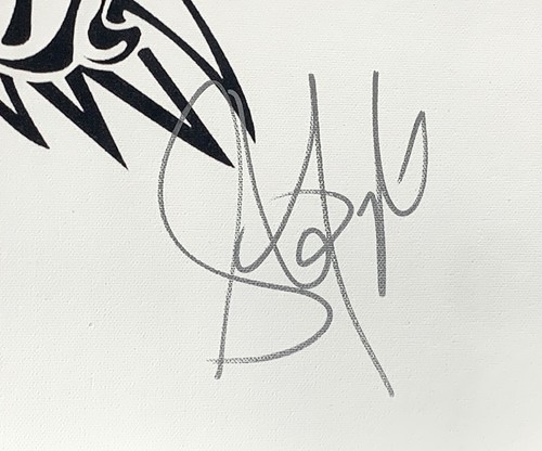 Steven Tyler Aerosmith signed Canvas 16x20 inch autographed beckett coa - Picture 5 of 10