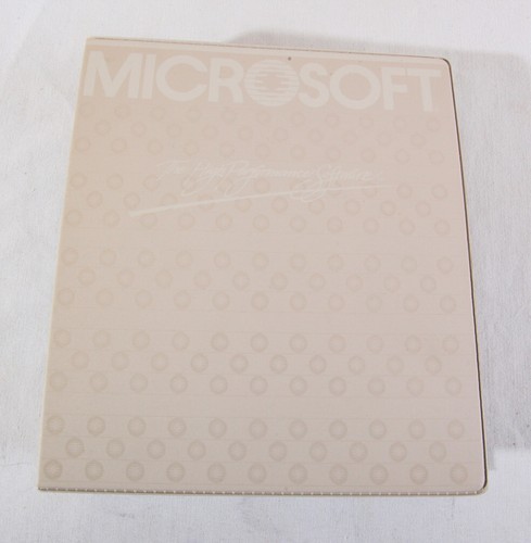 Microsoft Mouse, 1984 Softward w 3 5.25" Floppy Disks & Reference Material