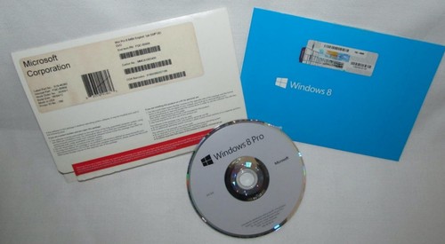 New Microsoft MS Windows 8 Professional Pro Software Full Version 64 Bit DVD - Picture 1 of 2