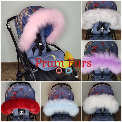 stroller with fur hood