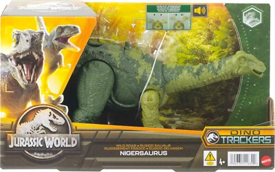 Jurassic World Wild Roar Nigersaurus Dinosaur Toy Figure with Sound