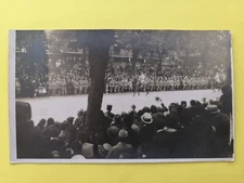 Postcard Photography PARIS Comic Fishmonger Parade GENERAL MANGIN PARTY