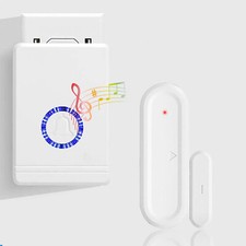 Shop Door Entry Chime Wireless Alarm System Magnetic Sensor Chime Window Open US