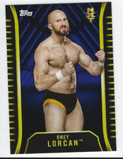 ONEY LORCAN 2018 TOPPS WWE NXT BLUE PARALLEL /50