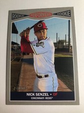 2019 Topps Heritage High Number Rookie Performers Nick Senzel Reds RP9