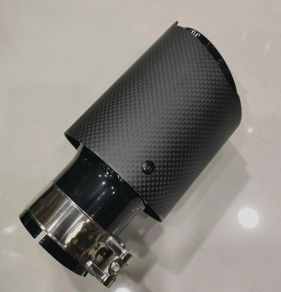 Carbon Fiber Rear Exhaust Muffler Tailpipe For 08-15 Land-Rover Freelander 2 (2P - Imagem 3 de 4